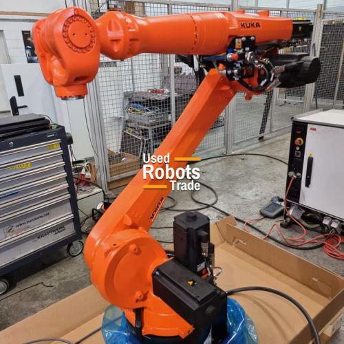 Robot standing in a factory 