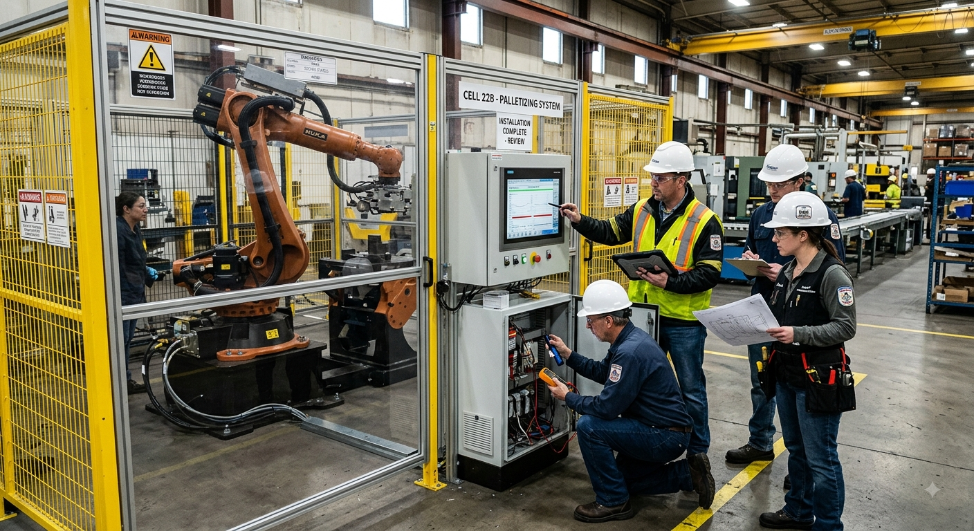 What happens after robot installation? Real challenges with production, maintenance, training, downtime, and technical support.