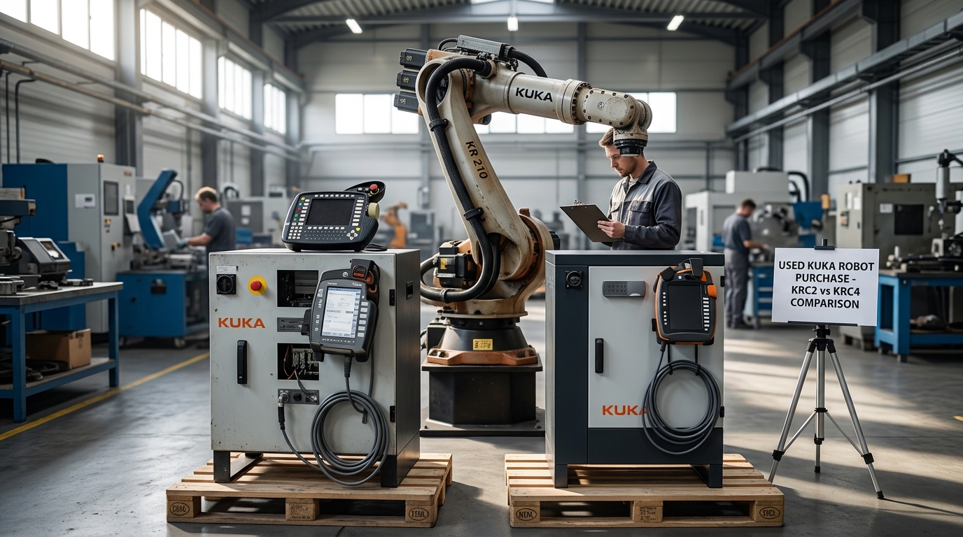 KUKA KRC2 vs KRC4 controller comparison for a used industrial robot purchase